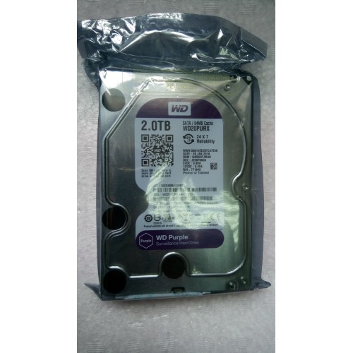 WD 3.5 2TB Purple Sata HDD